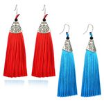 Buy Crunchy Fashion Set Of 2 Multicoloured Floral Studs - Purplle