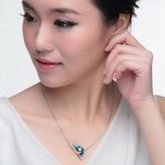 Buy Crunchy Fashion Mysterious Love Necklace Earring Bracelet Combo Set - Purplle