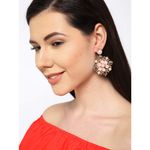Buy Crunchy Fashion Multi Floret Dangling Earrings With Combo - Purplle