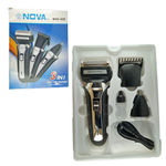Buy NOVA NHC-666 3 in 1 Electric Shaver with Shaver/Hair Clipper/Nose Trimmer - Purplle