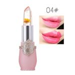 Buy Minfei Jelly Fruit Flower Waterproof Chrysanthemum Lipstick Temperature Change Color Moisturizer Lip Stick (Color #4) - Purplle