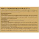Buy Biotique Gold Radiance Facial Kit (65 g) - Purplle