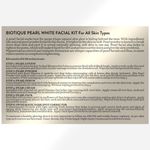 Buy Biotique Pearl White Flawless Glowing Skin Facial Kit (65 g) - Purplle