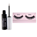 Buy GlamGals Stylish Eye Lashes with Glue Transparent (6.5 ml) COMBOGL-SH14 - Purplle