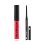 Buy Star Struck- Wild Cherry, 2Pc Lip Kit (Liquid Lip Color, Longwear Lip Liner) - Purplle