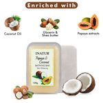 Buy Inatur Herbals Papaya & Coconut Bathing Soap (100 g) - Purplle