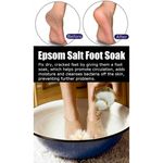 Buy NatureSack Pure Epsom Bath Salt Fine Grain Magnesium Sulfate Crystals (750 g) - Purplle