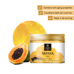 Buy Good Vibes Papaya Gel | Nourishing Hydrating Antioxidants | With Orange | No Parabens No Sulphates No Mineral Oil No Animal Testing (300 g) - Purplle