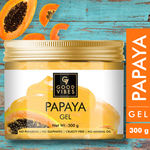 Buy Good Vibes Papaya Gel | Nourishing Hydrating Antioxidants | With Orange | No Parabens No Sulphates No Mineral Oil No Animal Testing (300 g) - Purplle