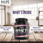 Buy INLIFE 100% Isolate Whey Protein Powder Supplement 27 grams protein per serving - 400 gm (Chocolate) - Purplle