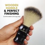 Buy LetsShave Imitation Badger Shaving Brush, Hand Made, Soft Hair (Matte Black Handle) - Purplle