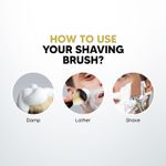 Buy LetsShave Imitation Badger Shaving Brush, Hand Made, Soft Hair (Matte Black Handle) - Purplle