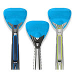 Buy LetsShave Pro 6 Advance Value Kit for Men - 1 Razor Handle (Blue) + Pack of 4 Blades Cartridge + After Shave Balm + FREE (Shaving Foam-200gm,Razor Cap) - Purplle