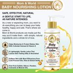 Buy Mom & World Baby Nourishing Lotion - With Almond Oil, Aloevera, Shea & Kokum Butter (200 ml) - Purplle