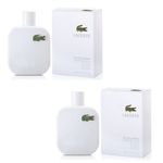 Buy Lacoste Eau De Lacoste L.12.12. Blanc/White EDT Perfume Perfume for Men (Set of 2) 200 ml (100 x 2) - Purplle