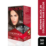 Buy Revlon Colorsilk Hair Color With 3D Color Technology - Brown Black 2N - Purplle