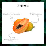 Buy Good Vibes Papaya Gel | Nourishing, Hydrating, Antioxidants | With Orange | No Parabens, No Sulphates, No Mineral Oil, No Animal Testing (50 g) - Purplle