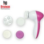 Buy Bronson Professional 5 In 1 Body And Face Compact Beauty Care Massage And Exfoliation Tool (color may vary) - Purplle