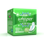 Buy Whisper Ultra Clean Sanitary Pads XL Wings 15 pc Pack - Purplle