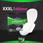 Buy Whisper Ultra Nights Sanitary Pads XXXL Wings 10 Pc Pack - Purplle