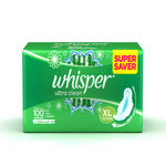 Buy Whisper Ultra Clean Sanitary Pads XL Wings 30 Pc Pack - Purplle