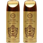 Buy Armaf Derby Club House Belmont Perfume Body Spray For Men (Set of two ) (400 ml) - Purplle