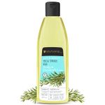 Buy Soulflower Coldpressed Tea Tree Anti Dandruff Hair Oil for removing dandruff, dry flaking, weak & damaged hair, 100% Pure and Natural, Traditional Handmade 225ml - Purplle