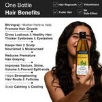 Buy Soulflower Coldpressed Bhringraj Hair Oil With Coconut and Sesame for damaged, frizzy hair, premature greying, baldness & hair loss , 100% Pure and Natural, Herby, 225 ml - Purplle