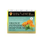 Buy Soulflower Orange Peppermint Soap For Men (150 g) - Purplle