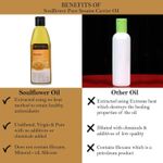 Buy Soulflower Coldpressed Sesame carrier Oil for healthy skin & bouncy hair, 100% Pure and Natural, Traditional Handmade 225ml - Purplle