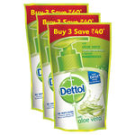 Buy Dettol Germ Protection Handwash Refill, Aloe (175 ml) (Pack of 3) - Purplle