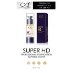 Buy CVB Paris Super HD Professional Foundation Invisible Cover (30 ml) (04) - Purplle