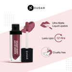 Buy SUGAR Cosmetics - Smudge Me Not - Liquid Lipstick - 38 Dose Of Rose (Rosy Mauve) - 4.5 ml - Ultra Matte Liquid Lipstick, Transferproof and Waterproof, Lasts Up to 12 hours - Purplle