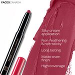 Buy Faces Canada Ultime Pro HD Intense Matte Lips + Primer -Bold Wine 11 (1.4 g) - Purplle