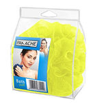 Buy PANACHE Bath Puff Loofah, Lemon Yellow - Purplle
