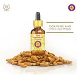 Buy Deve Herbes Pure Almond Oil (Prunus dulcis) Natural Therapeutic Grade Cold Pressed (100 ml) - Purplle