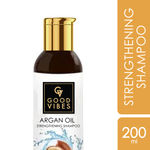 Buy Good Vibes Strengthening Shampoo - Argan (200 ml) - Purplle