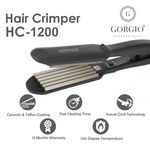 Buy Gorgio Professional High Performance Hair Crimmper Hc1200 With Ceramic And Teflon Coating For Wonderful Hair Wave - Purplle