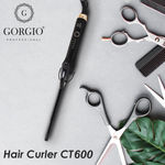 Buy Gorgio Professional High Performance Hair Curling Tong Ct600 13Mm With Ceramic And Teflon Coating For Wonderful Hair Curling - Purplle
