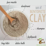 Buy NatureSack's 100% Pure Bentonite Clay Powder - 200gm pack. Healing & Detoxifying clay used for Clay Mask, Face & Body Detox - Purplle