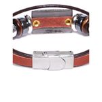 Buy Golden Peacock Unisex Brown Gemini Multistranded Bracelet - Purplle