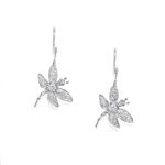 Buy Golden Peacock Peacock Shaped Silver-Plated Filigree Drop Earrings - Purplle