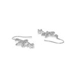 Buy Golden Peacock Star Shaped Silver-Plated Drop Earrings - Purplle