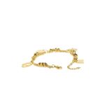 Buy Golden Peacock Gold-Toned Stainless Steel Gold-Plated Charm Bracelet - Purplle