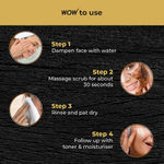 Buy WOW Skin Science Charcoal & Hyaluronic Acid Detox Face Scrub | Deeply Cleanses & Hydrates Skin | Unclogs Pores & Removes Blackheads | Controls Excess Oil | Improves Skin Elasticity- 100 ml - Purplle