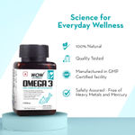 Buy WOW Life Science Omega-3 Capsules With Fish Oil - Fatty Acid Enriched 60 Capsules - 60 Capsules 1300mg - Purplle