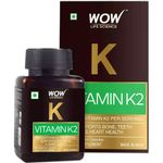 Buy WOW Life Science Vitamin K2 Capsules - 100mcg - 60 Vegetarian Capsules - Purplle