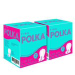 Buy PINQ POLKA Cotton Feel Sanitary Pads Regular (Combo of 2) - 20 Premium Ultra Slim Sanitary Pads - Purplle