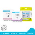 Buy Freshca Face Cleansing Wipes for Men- Lemon, Orchid, Floral Scent - Purplle