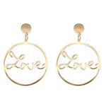 Buy Ferosh Brisa Love Earrings - Purplle